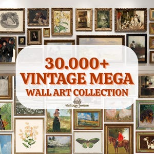 Vintage Prints Entire Shop Sale MEGA Bundle Wall Art Vintage CLASSIC Prints Antique Gallery Wall Set Landscape Paintings vintage Art PRINT