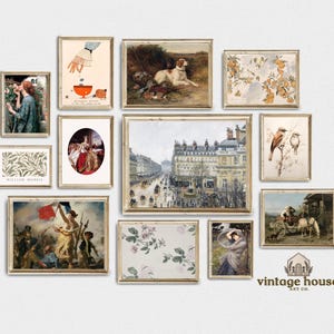 3000+ Vintage Printable Rustic European MEGA BUNDLE Wall Art Prints Set French Country Farmhouse Digital Download Antique Oil Painting