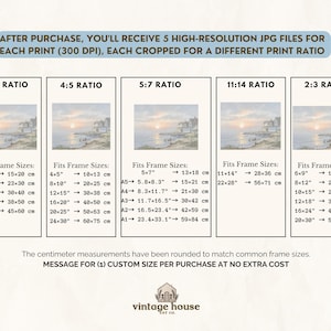 May include: A collection of framed coastal art prints in various sizes and styles, displayed on a white wall above a white sofa. The art features nautical scenes, landscapes, and floral designs. Text on the image reads "100+ Coastal Granddaughter Wall Art Prints."
