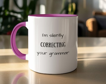 Mug For Teacher Appreciation Gift Mug For Teacher Funny Gift Mug For Educator Coffee Cup for Teacher Appreciation Coffee Cup English Teacher