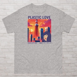 Plastic Love T shirt, Japanese Vaporwave Aesthetic, 80s Pop Culture Shirt, Japanese city pop tee, stylish anime tshirt, Tokyo vibe t-shirts