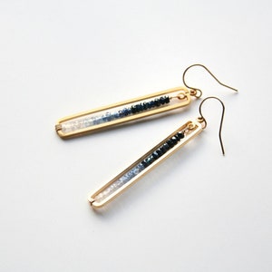 Sapphire Earrings, Blue Ombre Earrings, September Birthstone, Gift for Her