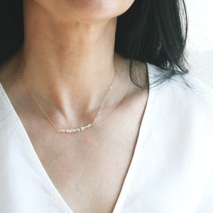 Herkimer Diamond Necklace • Everyday Necklace • Minimalist Jewelry