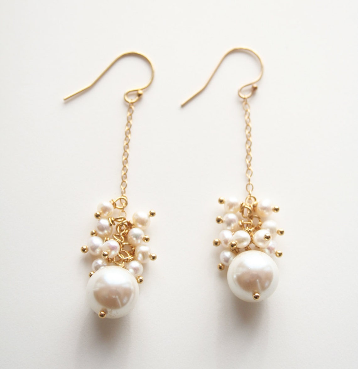 Pearl Drop Earrings Bridal Jewelry Wedding Earrings Bridal Etsy