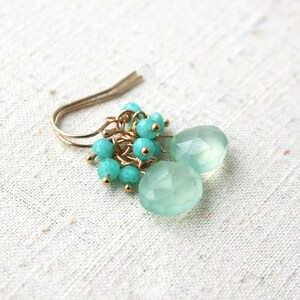 Pastel Green Earring, Bridesmaid Jewelry, Lime Cream
