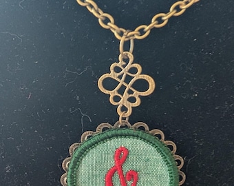 1960's Girl Scout Music Badge Necklace
