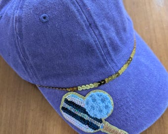 Pickleball baseball woman's hat