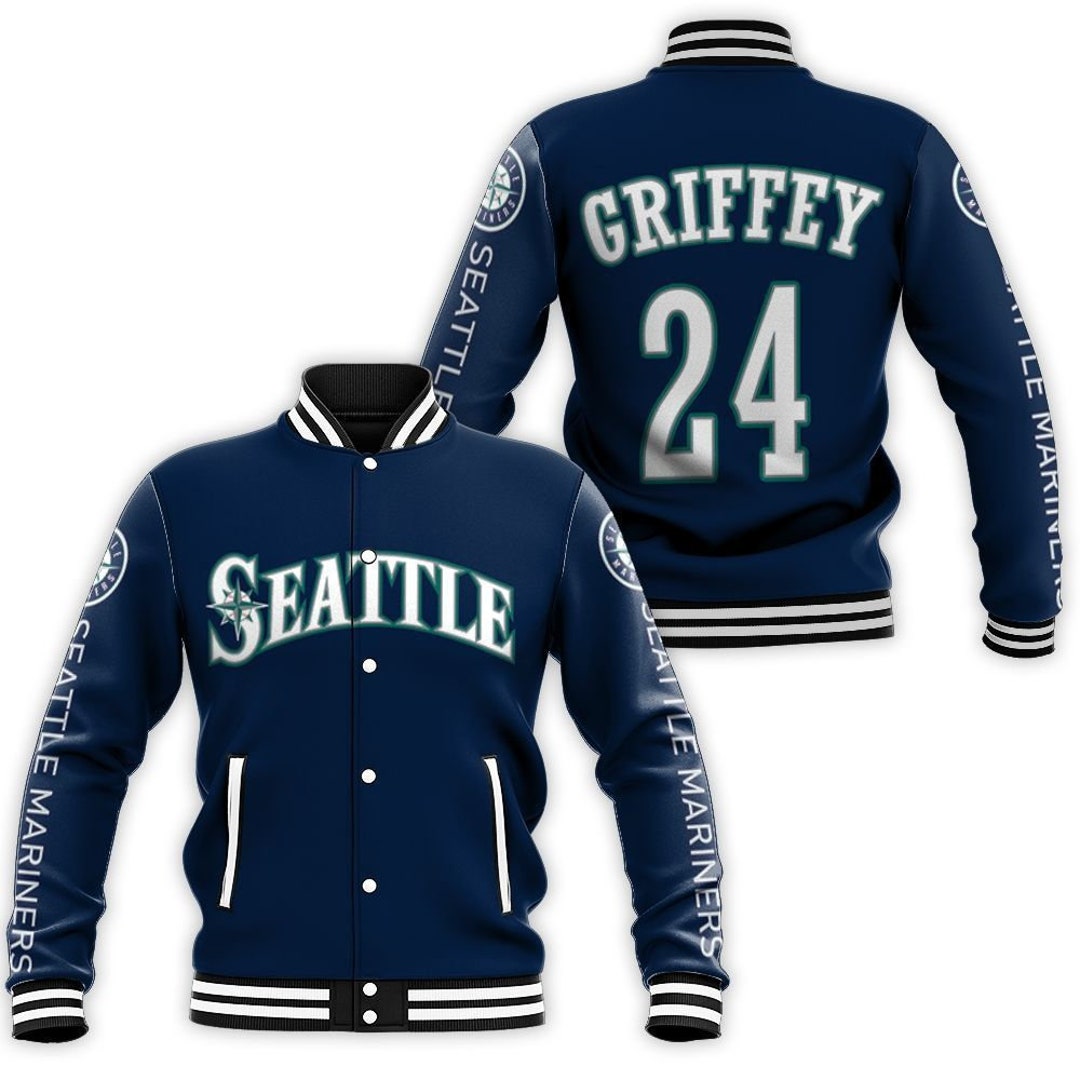 Seattle Mariners 24 Griffey Inspired Baseball Jacket BJ1733 - Etsy