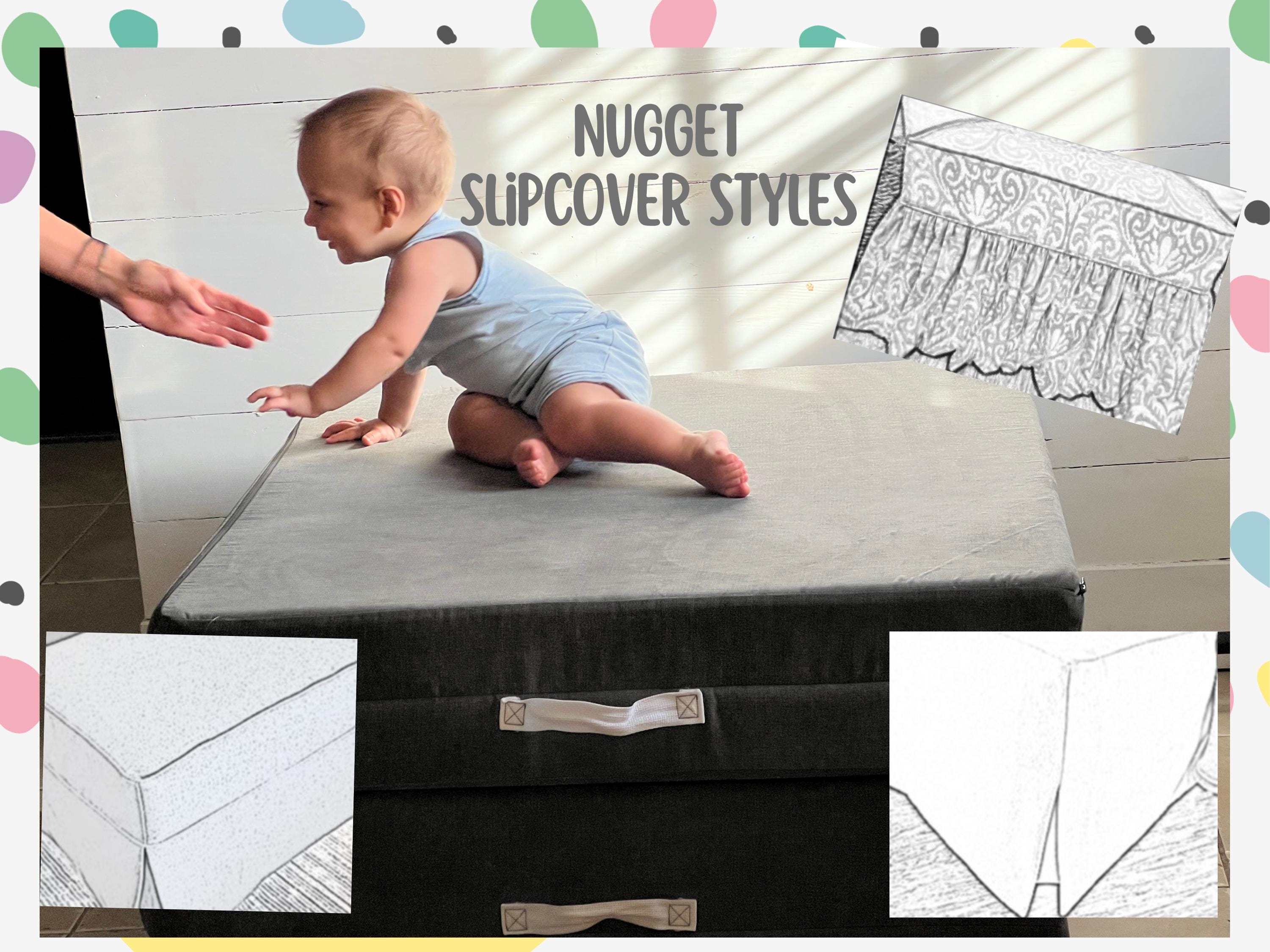 Nugget Couch Cover or Chunk Ottoman Cover | Cover for the Nugget