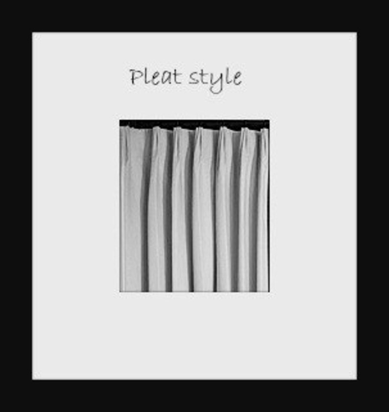 Charming Linen panels with dressmaker details Etsy