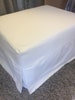 Custom Cotton Ottoman and Daybed  slipcovers Rectangle  ottoman or square ottoman/ ottoman slipcover 