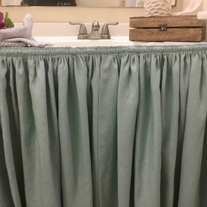 Kidney shaped vanity 2024 skirts for sale