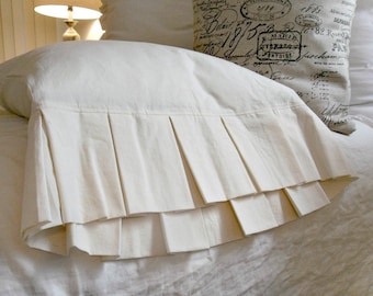 Flirty Pleated Cotton Pillow Shams