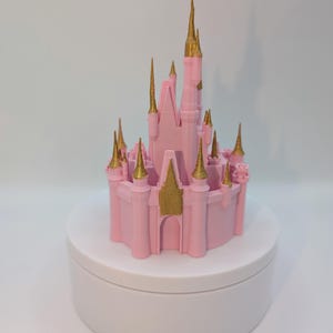 Disney Pink Cinderella Castle Statue (Various Colours), Castle Cake Topper,  Castle Ornament, 3D printed Castle - Disney Room Decor