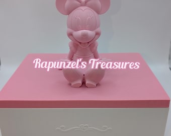 Minnie Maus Erinnerungsbox - 3D Figur, personalisierte Schmuckaufbewahrung
