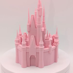 Disney Pink Cinderella Castle Statue (Various Colours), Castle Cake Topper,  Castle Ornament, 3D printed Castle - Disney Room Decor