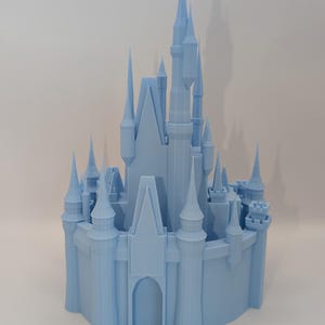 Disney Blue Cinderella Castle Statue (Various Colours), Castle Cake Topper,  Castle Ornament, 3D printed Castle - Disney Room Decor