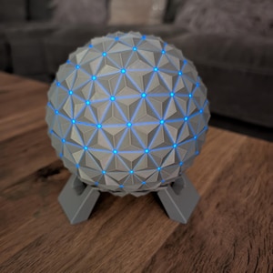 Epcot Spaceship Earth Color-Changing Light – A Touch of Disney Magic for Your Home -  Novelty Light  - Table Lamp