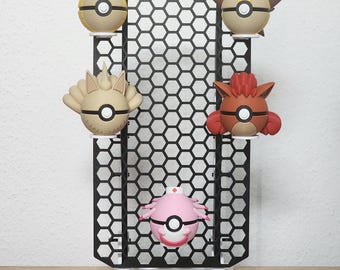 3D Printed Pokémon Pokéballs – Vulpix, Ninetales, Sandshrew, Sandslash & Chansey | Pokémon Display Decor