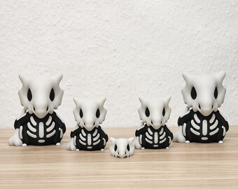 3D Printed Halloween Cubone (Tragosso) Figures – Spooky Pokémon Display | Collectible or Gift