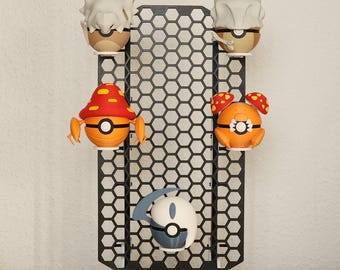 3D Printed Pokémon Pokéballs – Paras, Parasect (Parasekto), Cubone (Tragosso), Marowak (Knogga) & Absol | Pokémon Display Decor