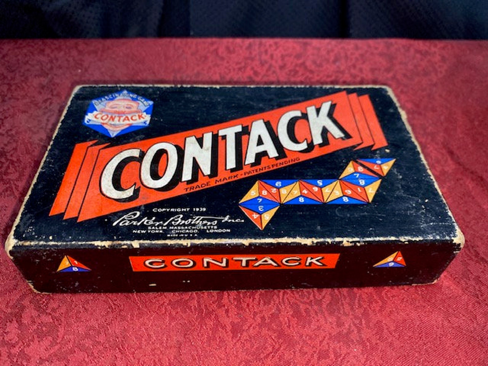 Contack Game Parker Brothers 1939 Complete - Etsy UK