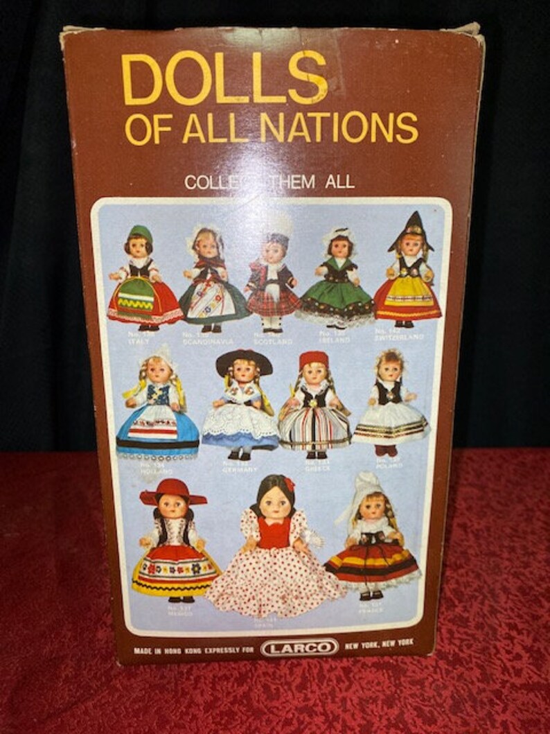 Dolls of All Nations in Original Box France Number 131 Etsy