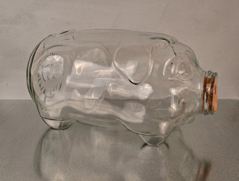 Vintage 5 Gallon Glass Pig Bottle HUGE Libbey This Little Pig Etsy