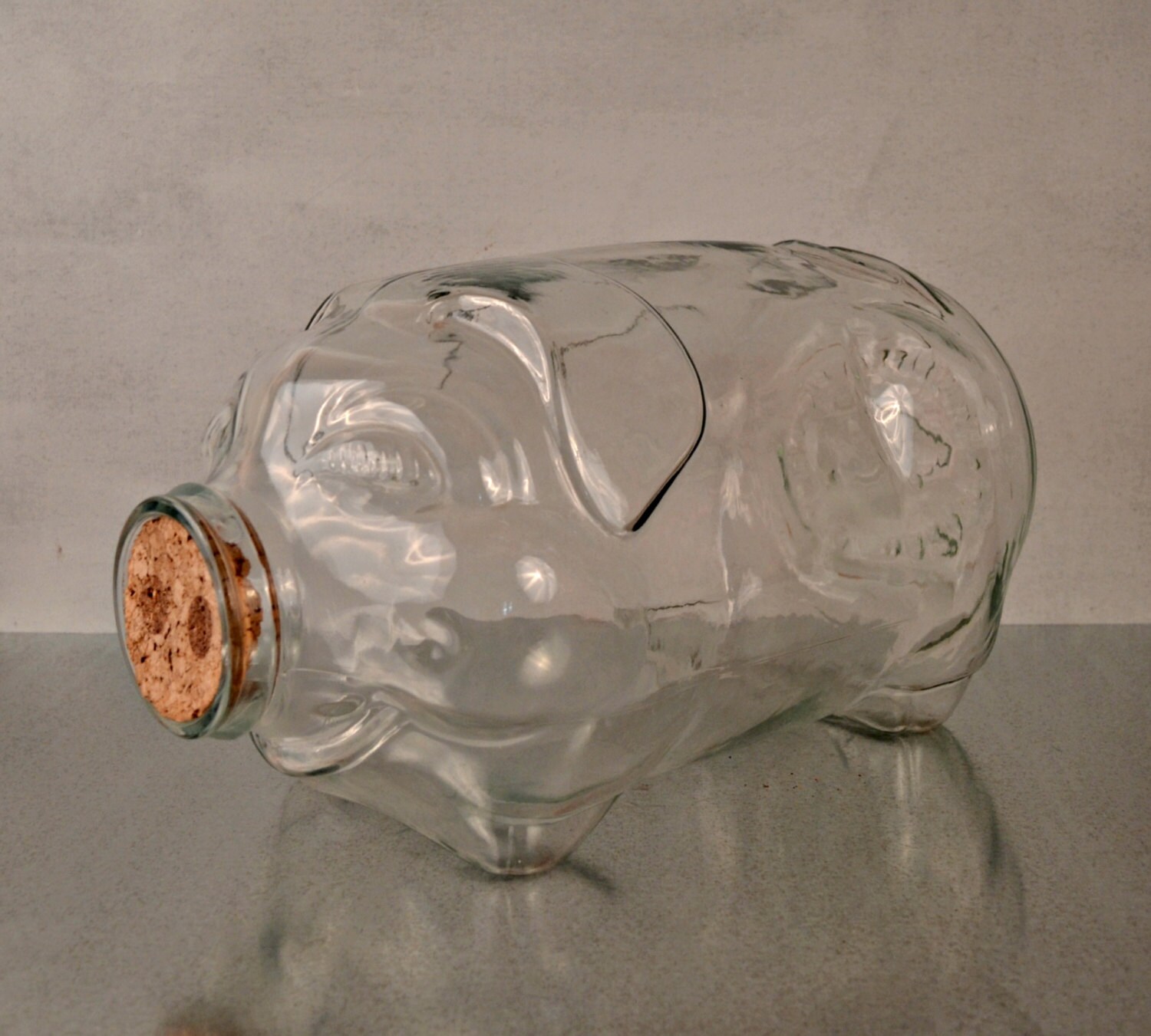 Vintage 5 Gallon Glass Pig Bottle HUGE Libbey This Little Pig Etsy