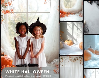 Halloween Horror Hintergrund-Bundle: Fotografie zusammengesetzte Hintergründe (Digitaler Download)