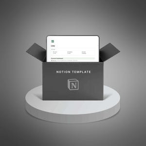 Notion Customer Relationship Management planner 2025