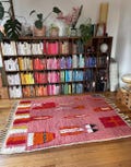 Pink moroccan rug-Moroccan Boujaad Rug - Handmade Rug - Custom Moroccan Rug -inique Pink Rug- Berber Rug - Home Decor Rug product logo