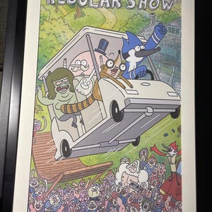 REGULAR SHOW poster print animation art advertisement promo cartoon network 13x19 wall art