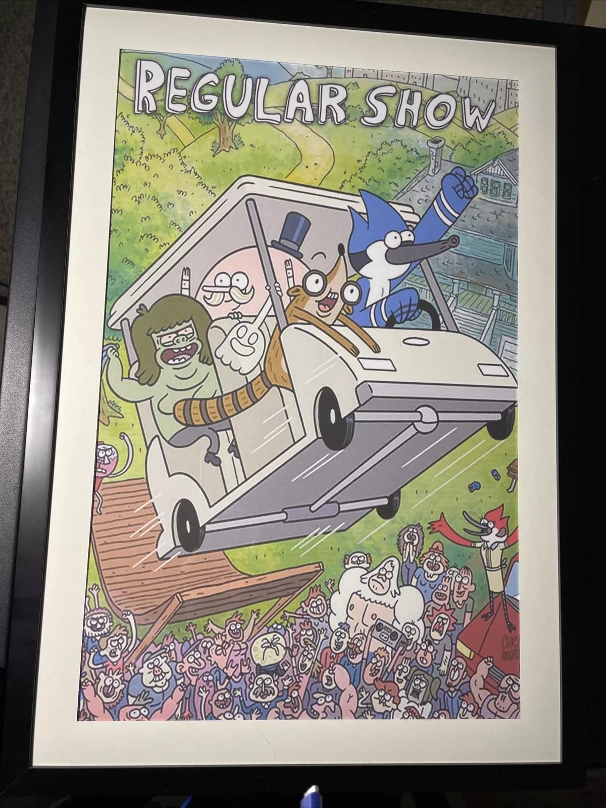 REGULAR SHOW Poster Print Animation Art Advertisement Promo