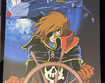 1982 My Youth in Arcadia JAPANESE Card Captain Harlock and La Mime