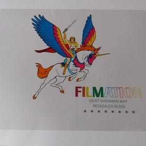 SHE-RA Animation Cel Print model Konzept Kunst Horror Anime Vintage MOTU Spielzeug Figuren