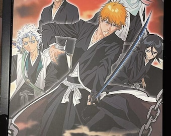 BLEACH Anime Poster Print Animation Manga Art Vintage Move Show Key Wall tv show cartoons sci-fi 13x19
