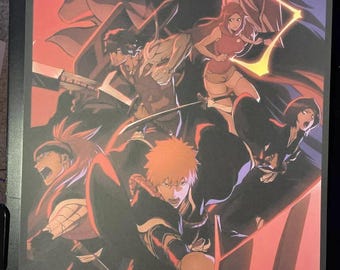 BLEACH Anime Poster Print Animation Manga Art Vintage Move Show Key Wall tv show cartoons sci-fi 13x19