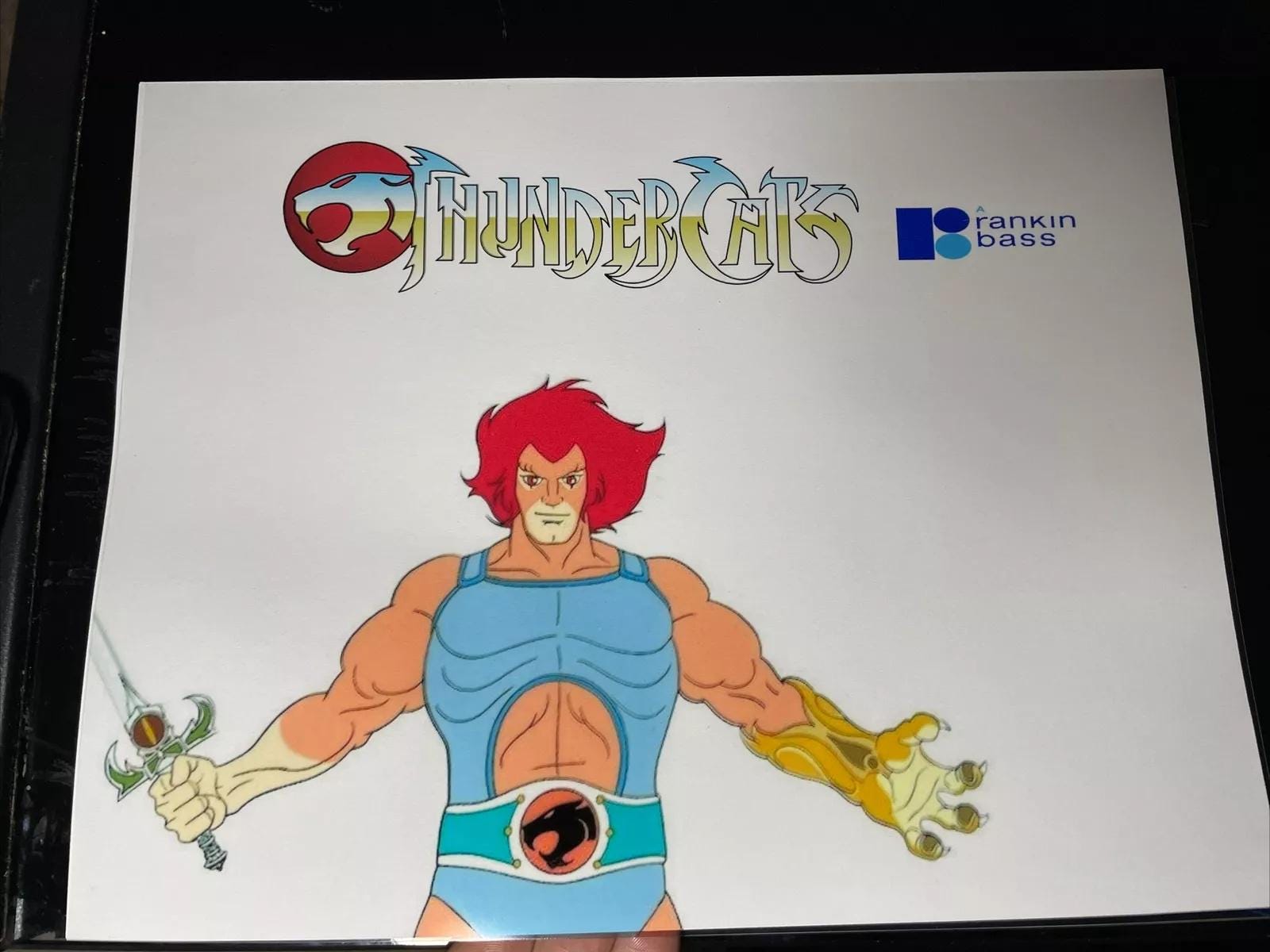 Animation THUNDERCATS Cel Print modèle Concept Art horreur anime émission de télévision vintage des années 80