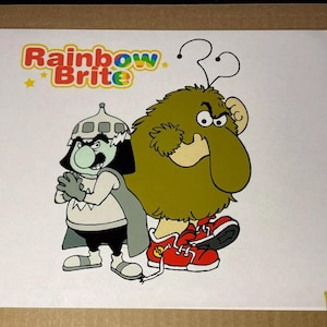 RAINBOW BRITE animation Cel Print Publicity Cel Concept Art horror anime vintage DIC toys