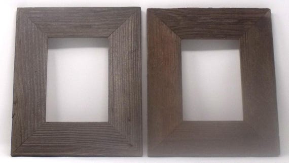 Set of 2-5 x 7 Barn Wood picture frames