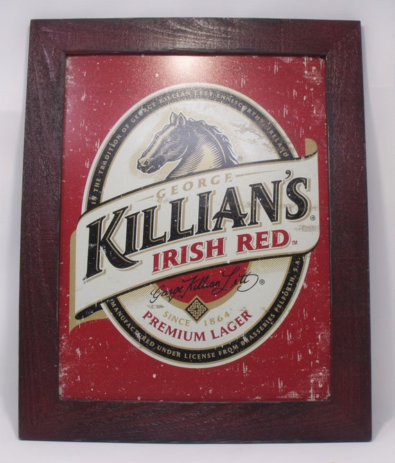 Killlians Irish Red Nostalgic Framed Tin Sign