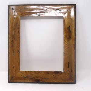 Distressed 8 x 10 solid Oak picture frame