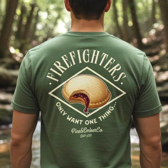 Firefighter Shirt Wildland Tee for Boyfriend Rustic Fire Crew Humor Nature Inspired Tee with Outdoor Vintage Artwork Funny Firefighter Tee