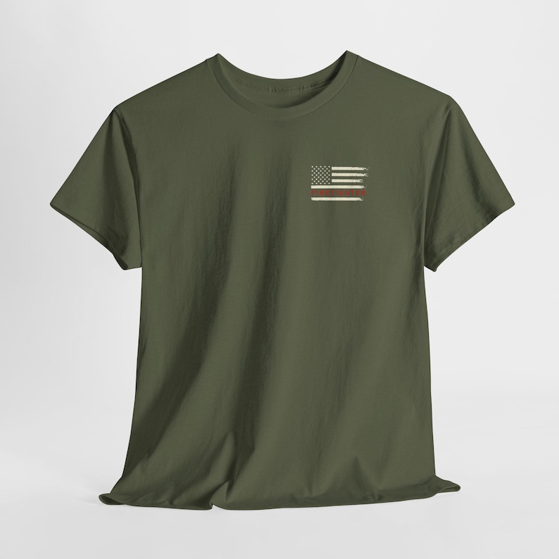 Feuerwehrmann Shirt Wildland T-Shirt für Freund Rustikale Feuerwehr Humor Natur inspiriert T-Shirt mit Vintage Kunstwerk im Freien Lustiges Feuerwehrmann T-Shirt Bild 5