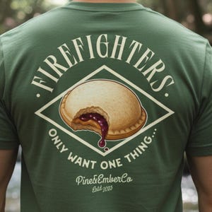 Feuerwehrmann Shirt Wildland T-Shirt für Freund Rustikale Feuerwehr Humor Natur inspiriert T-Shirt mit Vintage Kunstwerk im Freien Lustiges Feuerwehrmann T-Shirt Bild 15