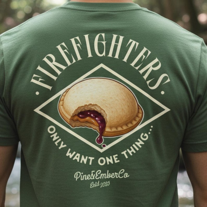 Feuerwehrmann Shirt Wildland T-Shirt für Freund Rustikale Feuerwehr Humor Natur inspiriert T-Shirt mit Vintage Kunstwerk im Freien Lustiges Feuerwehrmann T-Shirt Bild 15