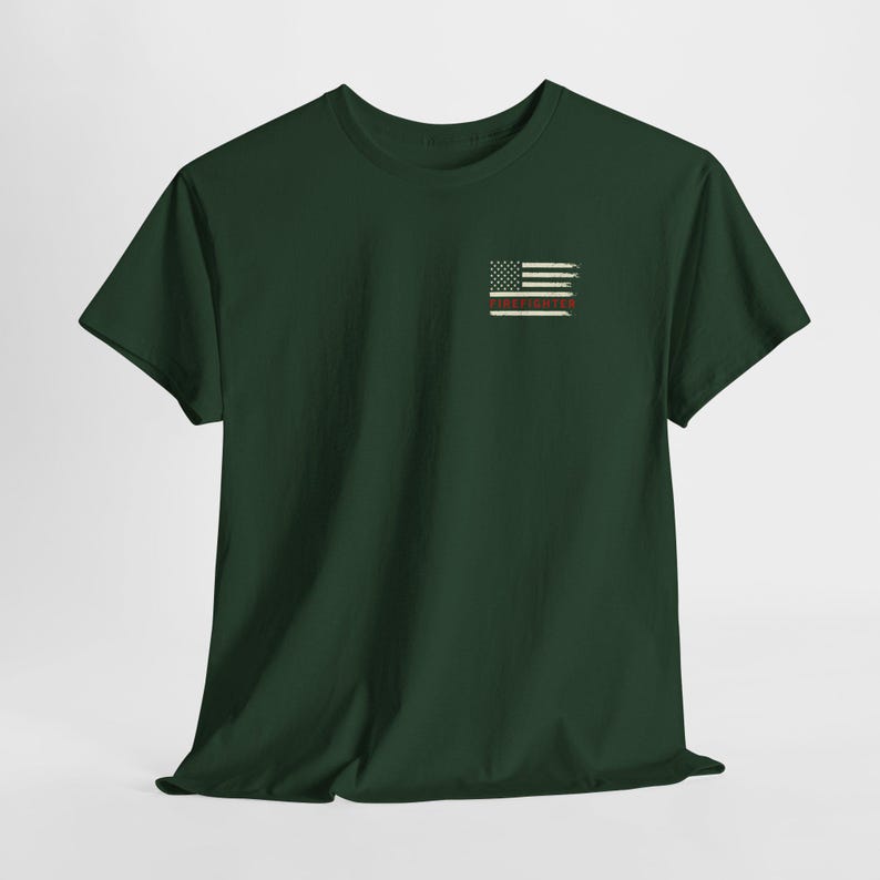 Feuerwehrmann Shirt Wildland T-Shirt für Freund Rustikale Feuerwehr Humor Natur inspiriert T-Shirt mit Vintage Kunstwerk im Freien Lustiges Feuerwehrmann T-Shirt Bild 4