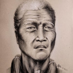Print of Portrait of King Kamehameha I