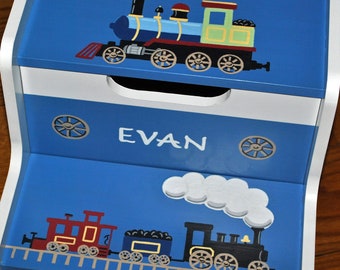 Toddler Step Stool, Truck Step Stool for Kids, Personalized